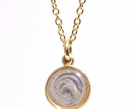 10mm Dome Pendant  – 14K Yellow Gold