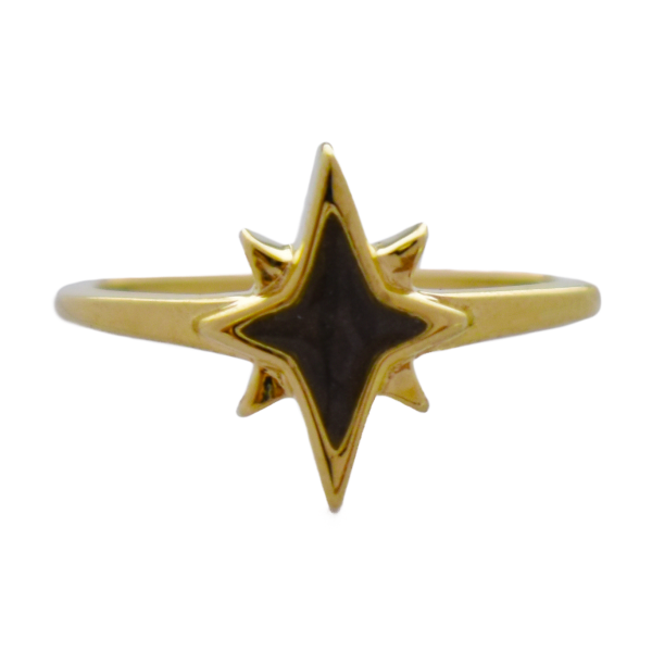 13x10mm North Star Ring- 14K Yellow Gold (CBM 262)