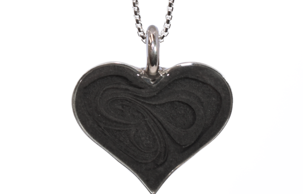 22x13mm Large Heart Pendant – Sterling Silver