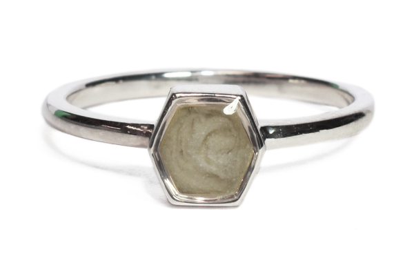 6mm Hexagonal Stacking Ring – Sterling Silver