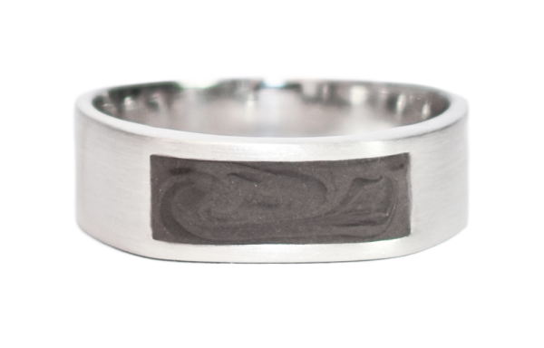 8mm Brushed Band Ring – Sterling Silver
