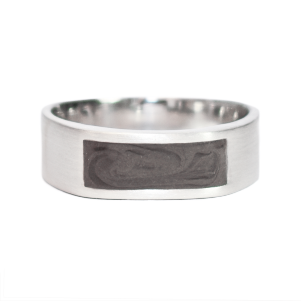 8mm Brushed Band Ring - Sterling Silver (CBM 4)