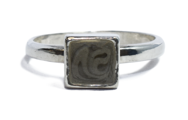 8mm Square Stacking Ring – Sterling Silver
