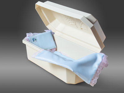 Casket with Pink or Blue Interior