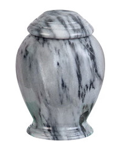 5.25 inch Modern Gray Marble Urn (UCEMAR5 - 25MOURGY)
